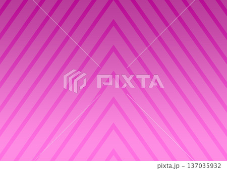 Abstract pink background with symmetrical magenta chevron stripes. Modern geometric design featuring a vibrant V-shaped pattern and soft gradients. Abstract pink background with symmetrical magenta chevron stripes. Modern geometric design featuring a vibrant V-shaped pattern and soft gradients. 137035932