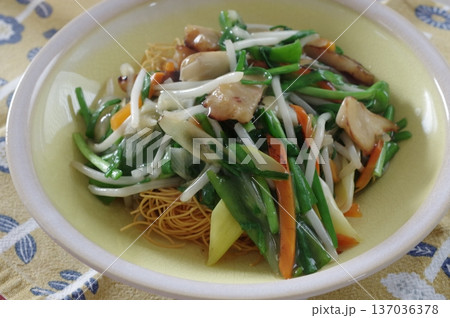 美味しい長崎皿うどん 137036378