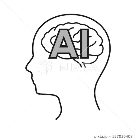 AI　人工知能イメージ 137036408