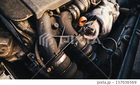 High Mileage Vehicle Engine 137036569