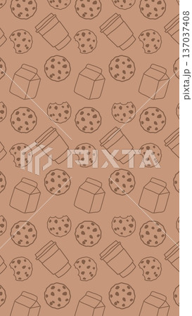 Classic Snack Food Design Background 137037408