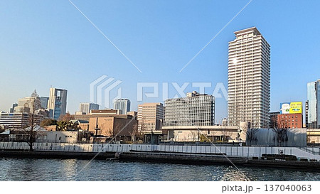 難波橋から見る中之島の風景 137040063
