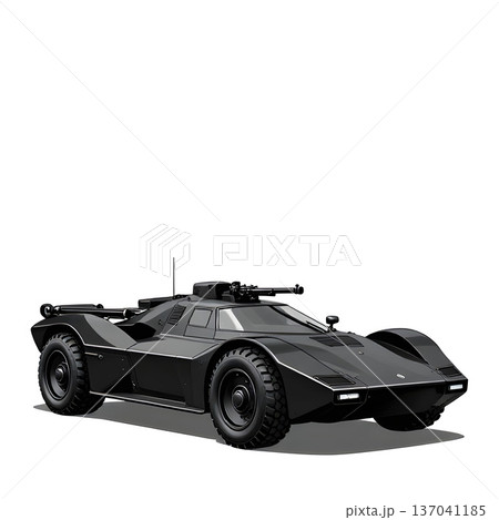 Army protected, armored off-road vehicle. 137041185