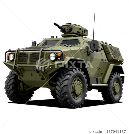Army protected, armored off-road vehicle. Army protected, armored off-road vehicle. 137041187