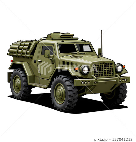 Army protected, armored off-road vehicle. Army protected, armored off-road vehicle. 137041212