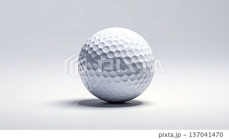 シンプルなゴルフボールのイメージ AI生成素材 シンプルなゴルフボールのイメージ AI生成素材 137041470