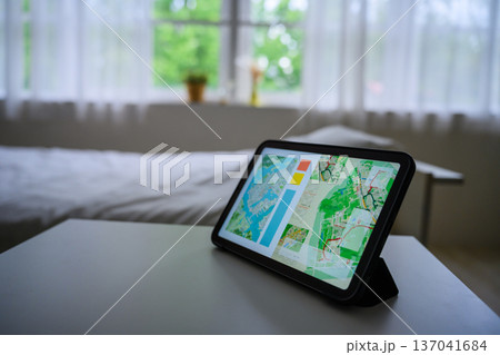 タブレット地図情報表示 137041684