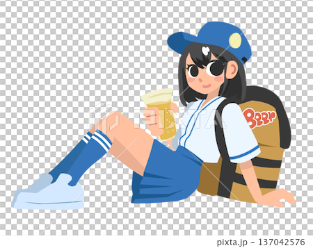 年輕的啤酒女郎 137042576