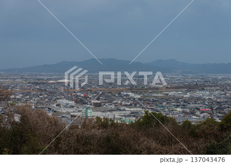 2026年2月、曇り空の下に広がる熊本市西区アクアドーム周辺の街並み 2026年2月、曇り空の下に広がる熊本市西区アクアドーム周辺の街並み 137043476