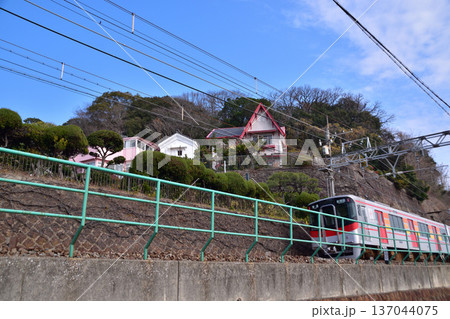 神戸・塩屋の旧後藤邸と山陽電鉄 137044075