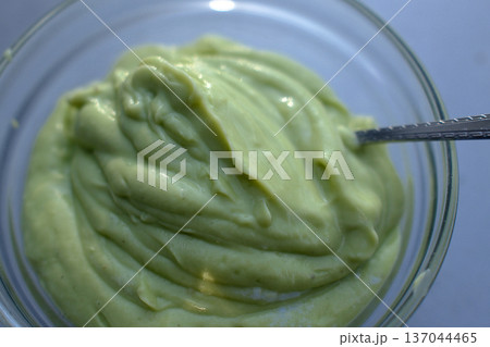 Fresh Avocado Sauce in Bowl Fresh Avocado Sauce in Bowl 137044465