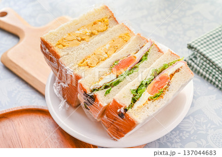 手作りエッグサンド 137044683