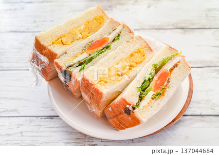 手作りエッグサンド 137044684