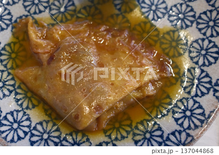 Crepes  with Orange Sauce  Dessert 137044868