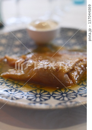 Crepes  with Orange Sauce  Dessert 137044869