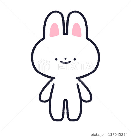 うさぎの立ち絵 137045254