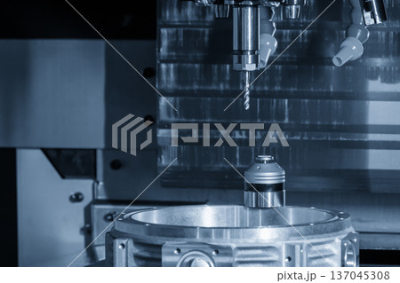 Precise tool length measurement and offset calibration on a CNC milling machine using a high-sensitivity dial gauge indicator. Precise tool length measurement and offset calibration on a CNC milling machine using a high-sensitivity dial gauge indicator. 137045308