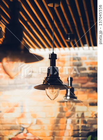 Cozy Vintage Lamp with Warm Ambient Light Cozy Vintage Lamp with Warm Ambient Light 137045556