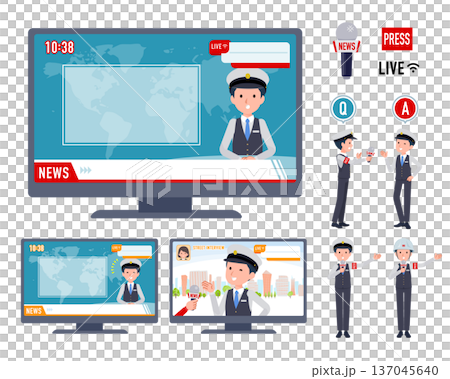 A set of male drivers appearing on news programs 137045640