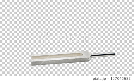 Tuning Fork DNA Tuner Macro Photography Transparent Background Silver Tuning Fork DNA Tuner Macro Photography Transparent Background Silver 137045682