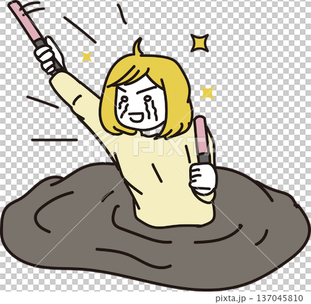 A woman who is crazy about her favorite idol 137045810