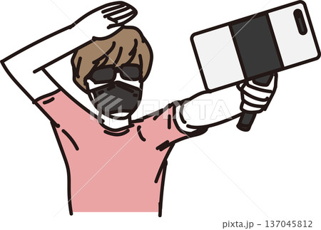 配信中の配信者_インフルエンサー 137045812