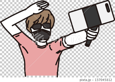 配信中の配信者_インフルエンサー 137045812