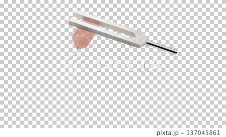 玫瑰石英和水晶調諧器、音叉和天然石材宏觀材料 玫瑰石英和水晶調諧器、音叉和天然石材宏觀材料 137045861