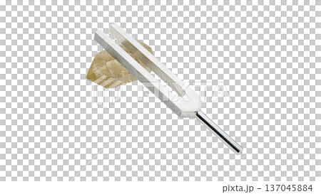シトリンとクリスタルチューナー マクロ撮影 背景透過 137045884