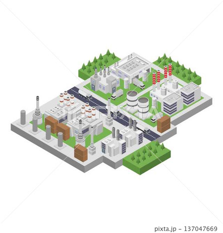 Biomass energy isometric 137047669