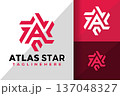 Letter A Star Geometric Logo Logos Design Element Stock Vector Illustration 137048327