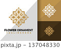 Flower Ornament Elegant Logo Logos Design Element Stock Vector Illustration 137048330