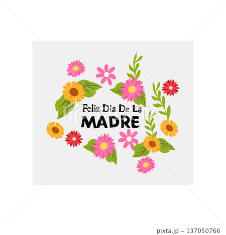feliz dia de la madre happy mothers day free vector illustration 137050766