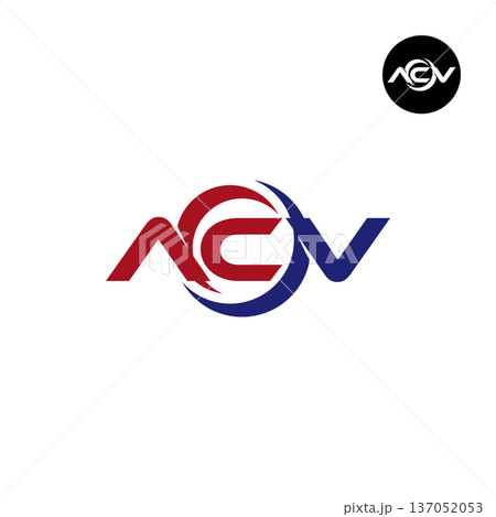 Letter ACV Logo Design Readymade Initial Letter ACV Logo Design Readymade Initial 137052053