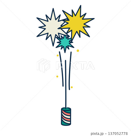 Icon for Fireworks or Independence Day - 4th of July Party Fountain Icon for Fireworks or Independence Day - 4th of July Party Fountain 137052778