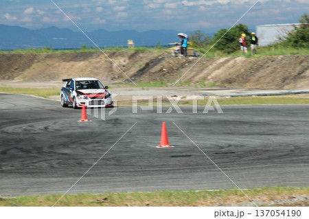 大牟田市　レース場　ジムカーナ、 137054190