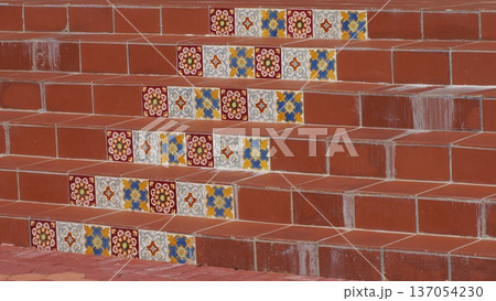 マラッカ スルタンパレス タイル 公園のタイル 137054230