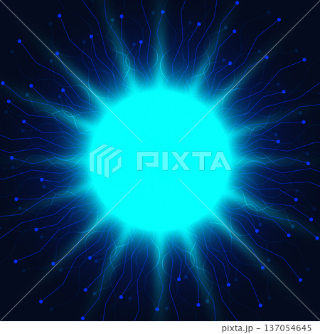 cyber technology background featuring abstract glowing light energy radiating through digital connectivity circuit network cyber technology background featuring abstract glowing light energy radiating through digital connectivity circuit network 137054645