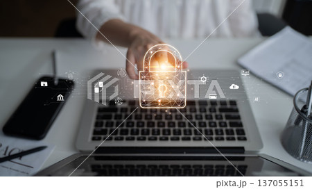 Digital security system and cybersecurity protection Latch 137055151