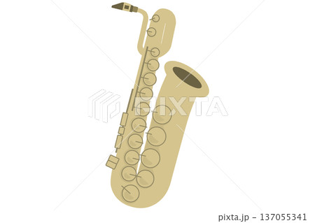 シンプルなバリトンサックスのアイコン 137055341
