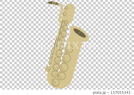 シンプルなバリトンサックスのアイコン 137055341