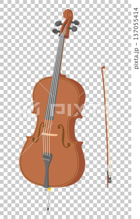 大提琴圖標 137055414