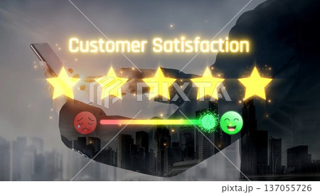 Customer satisfaction rating and feedback evaluation Marrow 137055726
