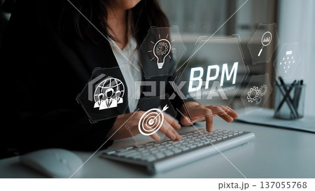 Business Process Management Strategy Concept Marrow 137055768