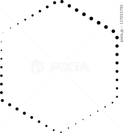 Geometric shapes dots line. Element for design 137055795