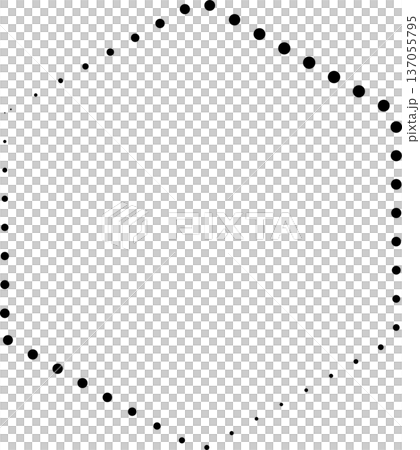 Geometric shapes dots line. Element for design 137055795