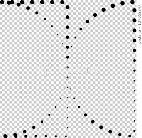 Geometric shapes dots line. Element for designのイラスト素材 [137055847] - PIXTA