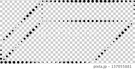 Geometric shapes dots line. Element for design Geometric shapes dots line. Element for design 137055881