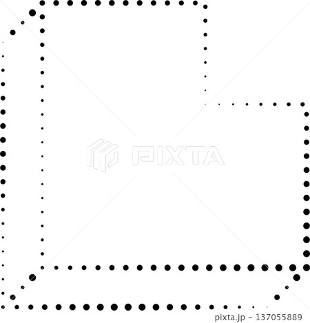 Geometric shapes dots line. Element for designのイラスト素材 [137055889] - PIXTA