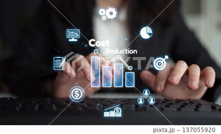 Digital Cost Reduction Strategy for Business Optimization Muxer 137055920